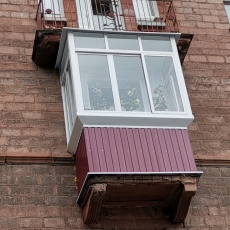 Наружная обшивка балконов и лоджий - Двери, окна, пол, потолок